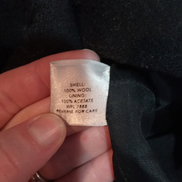 Anne Klein 100% wool black jacket size 10 - Picture 6 of 6